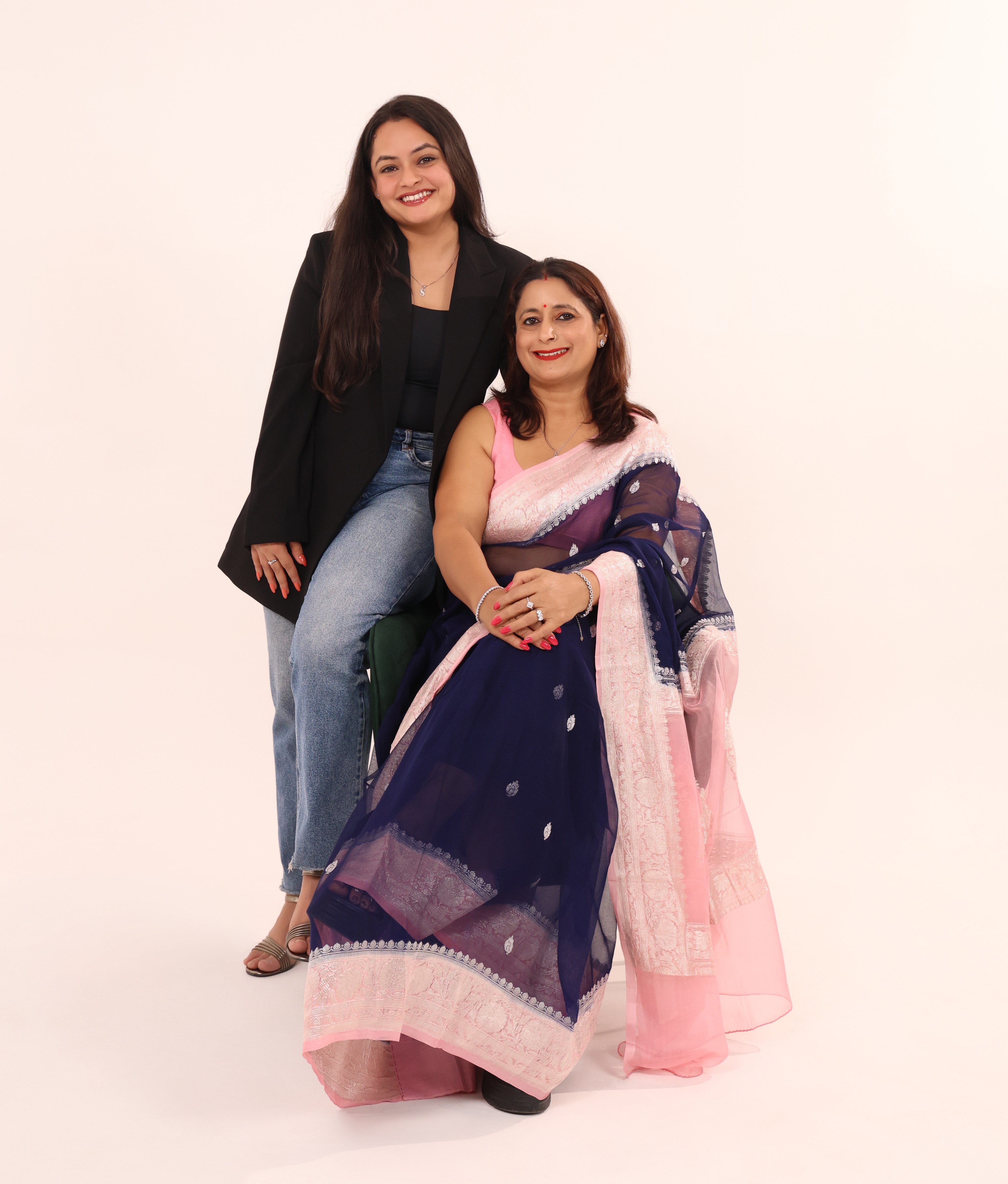 Sakshi and her mother — the founders of Vareeka